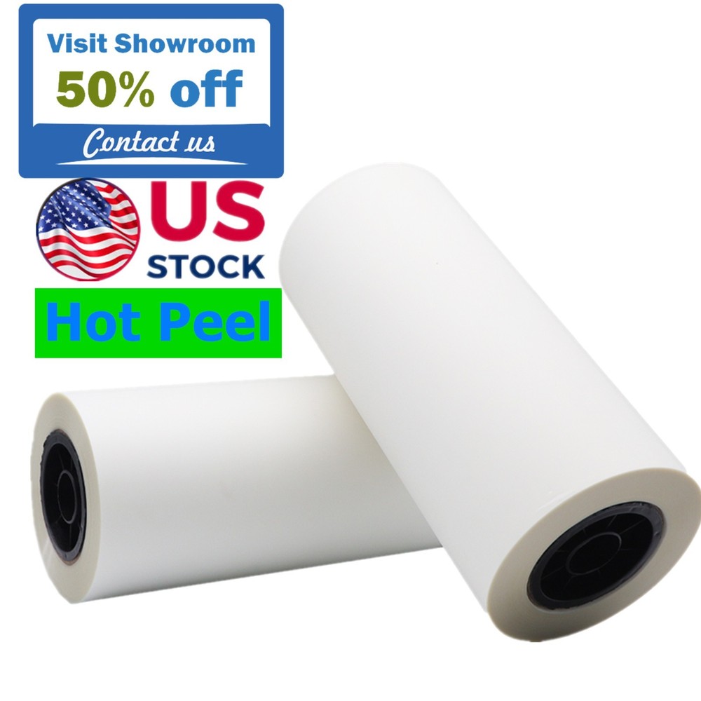 US Stock 2 Roll/Carton ProS Instant 20inx328ft DTF Transfer Film Anti-Skid Back