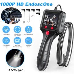 HD 1080P LED Handheld Industrial Endoscope Borescope 8mm Inspection Snake Camera