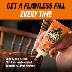 All Purpose Wood Filler, Golden Oak Color, 6 Ounce Tube (Pack of 1) – Water Resi