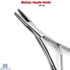 Mathieu Needle Holder surgical suture Forceps And Bracket Height Wick Type Gauge