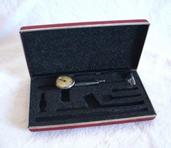 Starrett Last Word 711-F dial indicators (qty. 2) with cases and repair manual