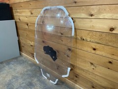 1/4″ Caterpillar D Series Skid Steer Door Polycarbonate Lexan Windshield