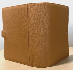 Filofax Norfolk A5 Leather Organizer Almond Brown Day Planner 6 Ring 9.4″ x 8.5″