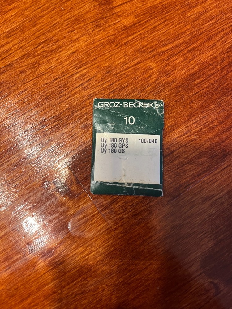 (50)-GROZ-BECKERT-SEWING NEEDLES*Uy 180 GYS*Uy 180 GPS*Uy 180 GS* SZ: 100/040