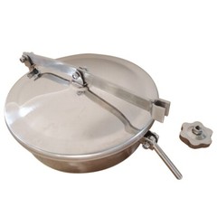 11.8”/300mm Stainless Circular Atmospheric Manhole Cover Sanitary Tank Manway