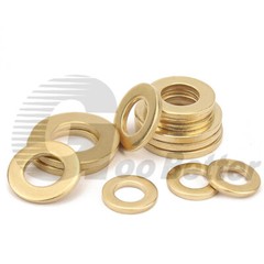 Solid Brass Flat Washers M2 M2.5 M3 M4 M5 M6 M8 M10 M12 M14 M16 M18 M20 M22 M24