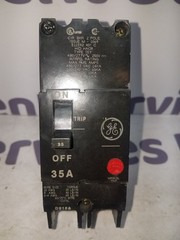 General Electric TEY235 Circuit Breaker 35A 2P 480V TEY 2 pole 35 Amp Used