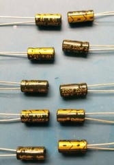 10 pcs 220uf 10v 105c radial electrolytic capacitors USA SHIPPING/SOLD