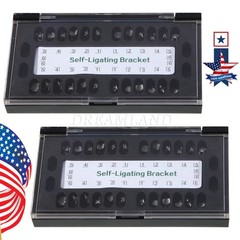 10 Packs Dental Orthodontic Bracket Braces Ceramic MBT 022 with 3-4-5 Hooks