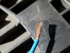 Alan #14awg 19 Stranded THHN/THWN-2/MTW Building Wire Blue /100ft