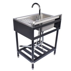 For Indoor and Outdoor Laundry Kitchen Multifunctional 304 Stainless Steel Sink