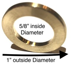 1″ To 5/8″ Arbor Reducer for use on miter circular saw