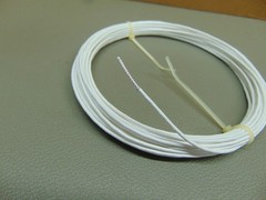 10 feet 30 AWG Shielded Silver Plated PTFE Wire Coax SPC