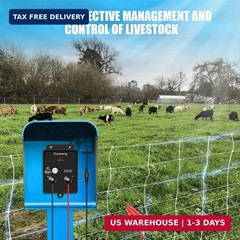 2-in-1 Electric Fence Energizer, Zuomeng 2-Mile 8 Acres Electric Fence Charger P
