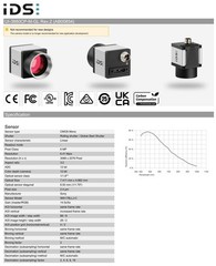 IDS UI-3880CP-M-GL Rev2 Mono USB 3.0 camera Sony IMX178 / 3088×2076 pixels 2.4um