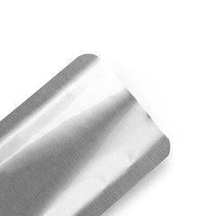 100 Silver Aluminum Flat Long Sack Incense Stick Pouch Bags with Rounded Corner