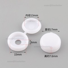 Plastic Fold Over Hinged Screw Cover Caps For Screws 11 Colour Packs 100 or 1000