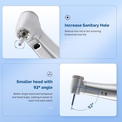 COXO CX235C7 Mini Head Speed Increasing Electric Handpiece 1:5 Contra Angle C7-4