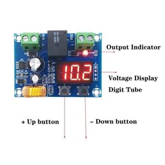 2* DC12V-36V Battery Low Voltage Cut Off On Switch Controller Protection Module