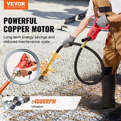 950W 13000VPM 6.6ft/2m handheld concrete vibrator electric portable cement tool