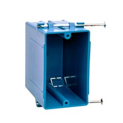 10-Pack 1-Gang New Work Electrical Box 23 Cu In ETL Certified Outlet Switch Box