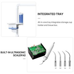 Dental Unit Chair Computer Controlled DC Motor Integral Doctor Stool TJ2688-A1-1