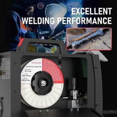 Durable .030-Inch Gasless MIG Wire, 10lb for Versatile Welding Applications