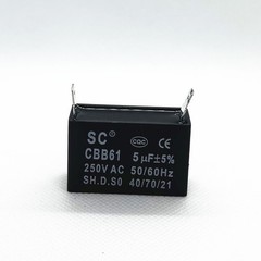 CBB61 250V capacitor 2 Pins 4/5/6/8/10/12/15/20/24/25 UF 2PINS