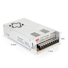 AC 110V/220V to DC 12V 30A 360W Universal Regulated Switching Power Supply