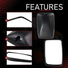 High-Quality Left & Right Rear View Mirrors for Kubota Tractors – Clear Vision