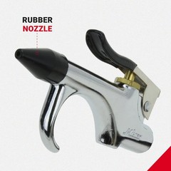 Milton (S-148) 1/4″ NPT Lever Blow Gun – Rubber and Safety Tip Nozzles Single