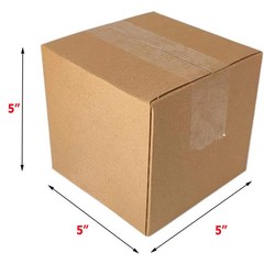 200 5x5x5 Cardboard Paper Boxes Mailing Packing Shipping Box Corrugated Carton