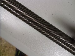 3 each 18-8 Stainless Steel Threaded Rod, RH, 5/16″-24 x 3 Foot Length 4RGD2 A1