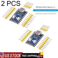 2X RP2040-Zero Pico-Like MCU Board Based On Raspberry Pi Microcontroller RP2040