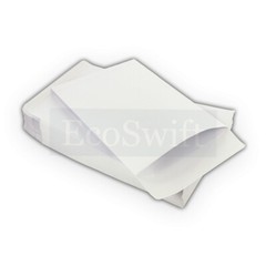1-1000 “EcoSwift” White Self-Seal Catalog Kraft Paper Envelope 28 lb. 6″ x 9″