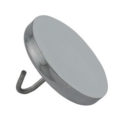 3 Pack Magnetic Handi-Hook, 20 Pounds, 2.04″ Diameter, Silver