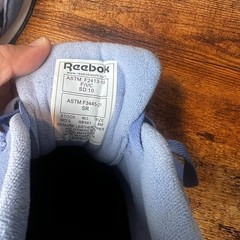 Reebok RB981 Women’s Work Composite Toe Sneaker Blue Size 8 READ