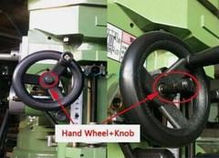 Quill Feed Hand Wheel & Forward Feed Reverse Knob Assembly B125 For Bridgeport