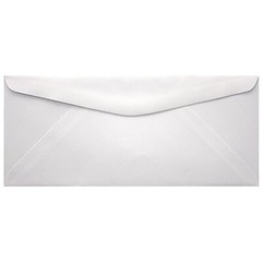#9 Regular Envelopes, 3 7/8 x 8 7/8, White Wove 24w(90gsm), 50 per Pack