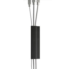 Electriduct Large J Channel Cable Raceway Self Adhesive Desk Cord Organizer And
