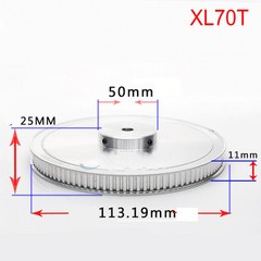 XL 10T-100T Timing Belt Pulley Synchronous Wheel Select Bore for 10mm Width Belt