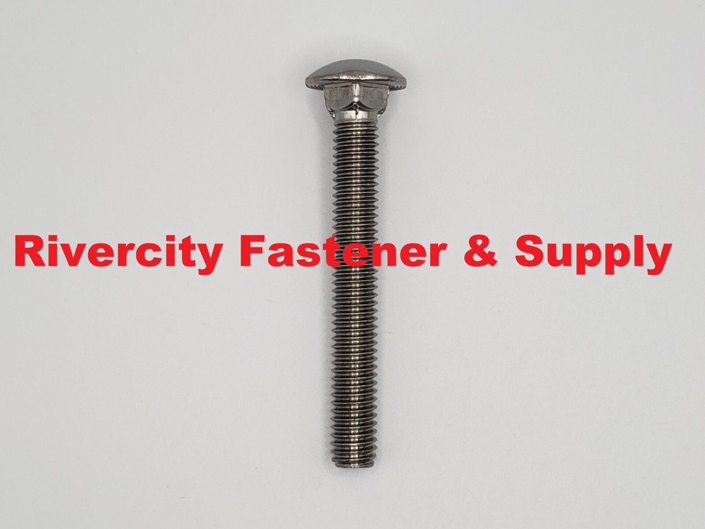 3/8-16×3 Stainless Steel Carriage Bolts 3/8x16x3 Screws 3/8-16 x 3″ 3/8x16x3