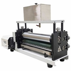 110V Automatic Double-sided Glue Coating Machine for Paper & Leather Soft Roller