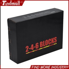 1 Matched Pair 2-4-6 Blocks 23 Holes .0002″ Machinist Precision 246 Jig 2 4 6