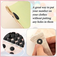 20Pcs Running Bib Clips Race Number Buckle Fixing System Triathlon Race Bib Clip