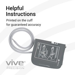 Vive Precision Blood Pressure Cuff Replacement – Compatible with Omron Small
