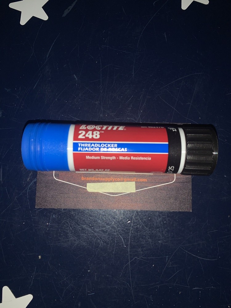Genuine USA Loctite 248 19g Medium Strength Thread Locker 37087 462476 EXP 2025