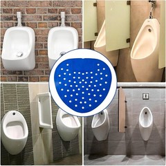 10 Blue Scented Urinal Screens Deodorizer Mat Filter Bubblegum Fragrance USA