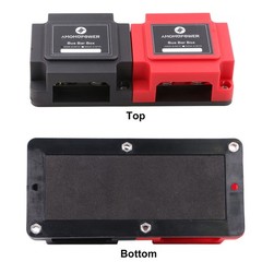 Heavy Duty Copper Bus Bars 12V-48V 400A Power Distribution Block, 8X M8 Terminal
