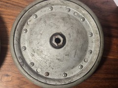 Vintage Colson Quiet Wheel M10 10” Industrial Caster Wheel Elyria Ohio USA